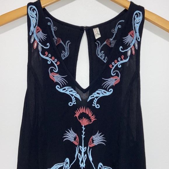 Free People Adelaide Festival Slip Flowy Boho Dress Women Size S / M - Picture 6 of 14